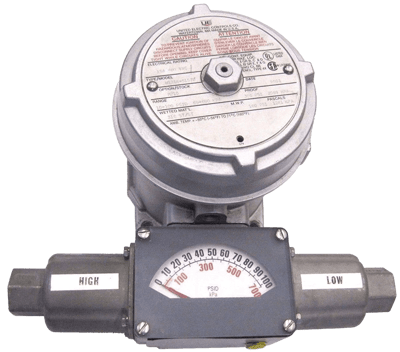 United Electric Differential Pressure Switch, 120 Series Type H121K Models 147 & 157